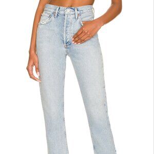 Agolde Riley Slim Ankle, Style# A077B-811, Acid Wash, 27x27, EUC, $239 MSRP